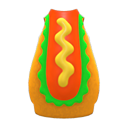 Hot-Dog Costume Animal Crossing New Horizons | ACNH Items - ACNHMALL