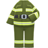 Firefighter Uniform Animal Crossing New Horizons | ACNH Items - ACNHMALL