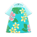 Hawaiian-Print Apron Animal Crossing New Horizons | ACNH Items - ACNHMALL