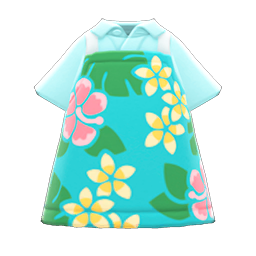 Hawaiian-Print Apron Animal Crossing New Horizons | ACNH Items - ACNHMALL
