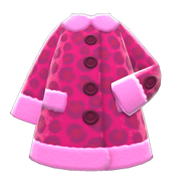 Animal-Print Coat Animal Crossing New Horizons | ACNH Items - ACNHMALL