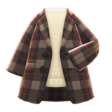 Checkered Chesterfield Coat Animal Crossing New Horizons | ACNH Items - ACNHMALL