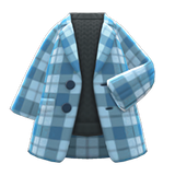 Checkered Chesterfield Coat Animal Crossing New Horizons | ACNH Items - ACNHMALL