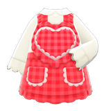 Heart Apron Animal Crossing New Horizons | ACNH Items - ACNHMALL