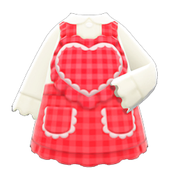 Heart Apron Animal Crossing New Horizons | ACNH Items - ACNHMALL