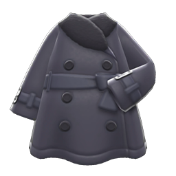 Pleather Trench Coat