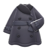 Pleather Trench Coat Animal Crossing New Horizons | ACNH Items - ACNHMALL