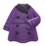 Pleather Trench Coat Animal Crossing New Horizons | ACNH Items - ACNHMALL