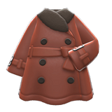 Pleather Trench Coat Animal Crossing New Horizons | ACNH Items - ACNHMALL