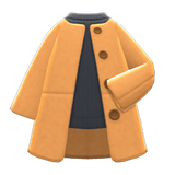 Collarless Coat Animal Crossing New Horizons | ACNH Items - ACNHMALL