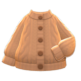 Aran-Knit Cardigan Animal Crossing New Horizons | ACNH Items - ACNHMALL