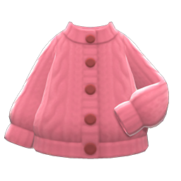 Aran-Knit Cardigan Animal Crossing New Horizons | ACNH Items - ACNHMALL