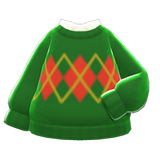 Argyle Sweater Animal Crossing New Horizons | ACNH Items - ACNHMALL