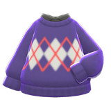 Argyle Sweater Animal Crossing New Horizons | ACNH Items - ACNHMALL