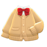 Cardigan School Uniform Top Animal Crossing New Horizons | ACNH Items - ACNHMALL