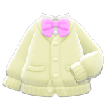 Cardigan School Uniform Top Animal Crossing New Horizons | ACNH Items - ACNHMALL