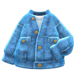 Acid-Washed Jacket Animal Crossing New Horizons | ACNH Items - ACNHMALL