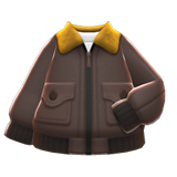 Flight Jacket Animal Crossing New Horizons | ACNH Items - ACNHMALL