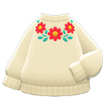 Flower Sweater Animal Crossing New Horizons | ACNH Items - ACNHMALL