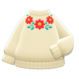Flower Sweater Animal Crossing New Horizons | ACNH Items - ACNHMALL