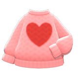 Heart Sweater Animal Crossing New Horizons | ACNH Items - ACNHMALL