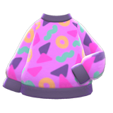 Retro Sweater Animal Crossing New Horizons | ACNH Items - ACNHMALL