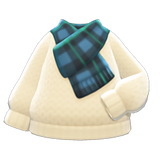 Checkered Muffler Animal Crossing New Horizons | ACNH Items - ACNHMALL