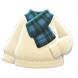 Checkered Muffler Animal Crossing New Horizons | ACNH Items - ACNHMALL