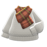 Checkered Muffler Animal Crossing New Horizons | ACNH Items - ACNHMALL
