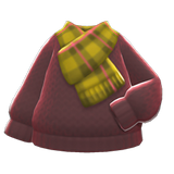 Checkered Muffler Animal Crossing New Horizons | ACNH Items - ACNHMALL