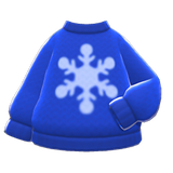 Snowflake Sweater Animal Crossing New Horizons | ACNH Items - ACNHMALL