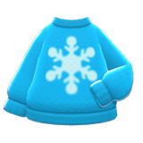 Snowflake Sweater Animal Crossing New Horizons | ACNH Items - ACNHMALL