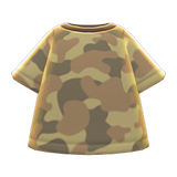 Camo Tee Animal Crossing New Horizons | ACNH Items - ACNHMALL