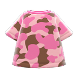 Camo Tee Animal Crossing New Horizons | ACNH Items - ACNHMALL