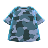 Camo Tee Animal Crossing New Horizons | ACNH Items - ACNHMALL