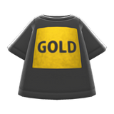Gold-Print Tee Animal Crossing New Horizons | ACNH Items - ACNHMALL