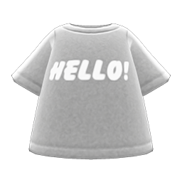 Hello Tee Animal Crossing New Horizons | ACNH Items - ACNHMALL