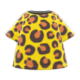 Leopard Tee Animal Crossing New Horizons | ACNH Items - ACNHMALL