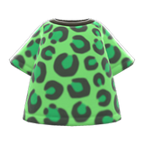 Leopard Tee Animal Crossing New Horizons | ACNH Items - ACNHMALL