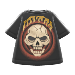 Skull Tee Animal Crossing New Horizons | ACNH Items - ACNHMALL