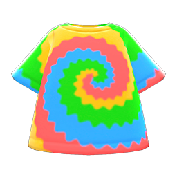 Tie-Dye Shirt Animal Crossing New Horizons | ACNH Items - ACNHMALL