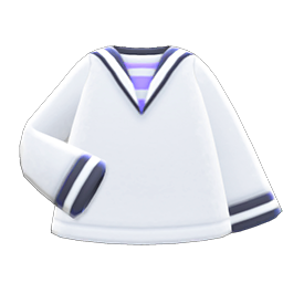Sailor-Style Shirt Animal Crossing New Horizons | ACNH Items - ACNHMALL