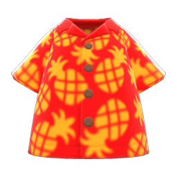 Pineapple Aloha Shirt Animal Crossing New Horizons | ACNH Items - ACNHMALL