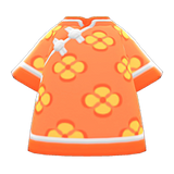 Silk Floral-Print Shirt Animal Crossing New Horizons | ACNH Items - ACNHMALL