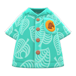 Green Nook Inc. Aloha Shirt Animal Crossing New Horizons | ACNH Items - ACNHMALL