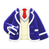 School Uniform With Necktie Animal Crossing New Horizons | ACNH Items - ACNHMALL