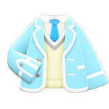 School Uniform With Necktie Animal Crossing New Horizons | ACNH Items - ACNHMALL