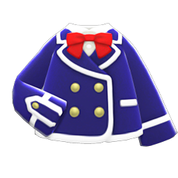 School Uniform With Ribbon Animal Crossing New Horizons | ACNH Items - ACNHMALL