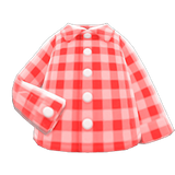 Gingham Picnic Shirt Animal Crossing New Horizons | ACNH Items - ACNHMALL