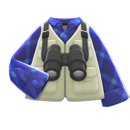 Vest With Binoculars Animal Crossing New Horizons | ACNH Items - ACNHMALL